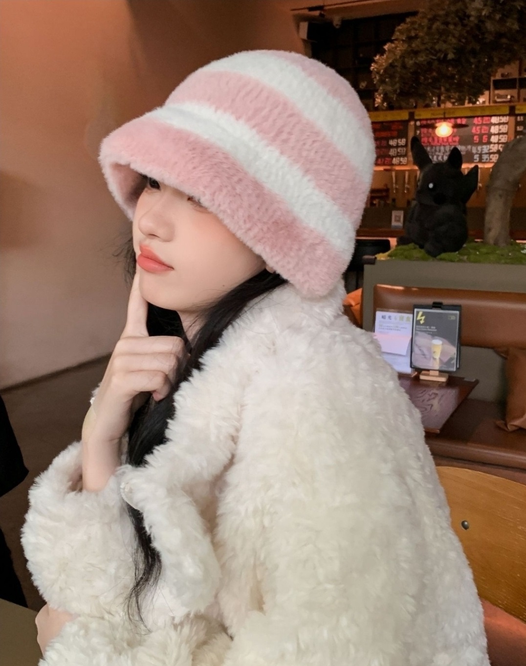 ボーダーエコファーバケットハット | 詳細画像8