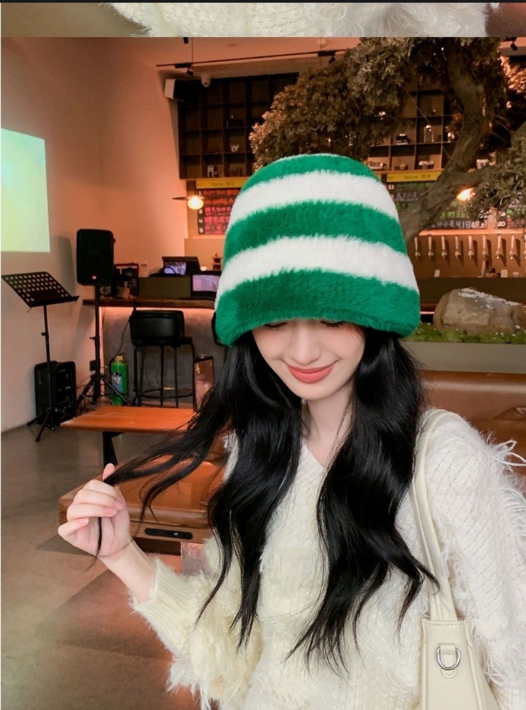 ボーダーエコファーバケットハット | 詳細画像9