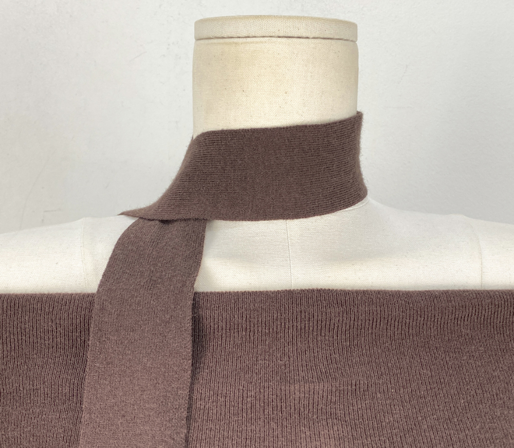 ストラップ付オフショルAラインニット | 詳細画像22