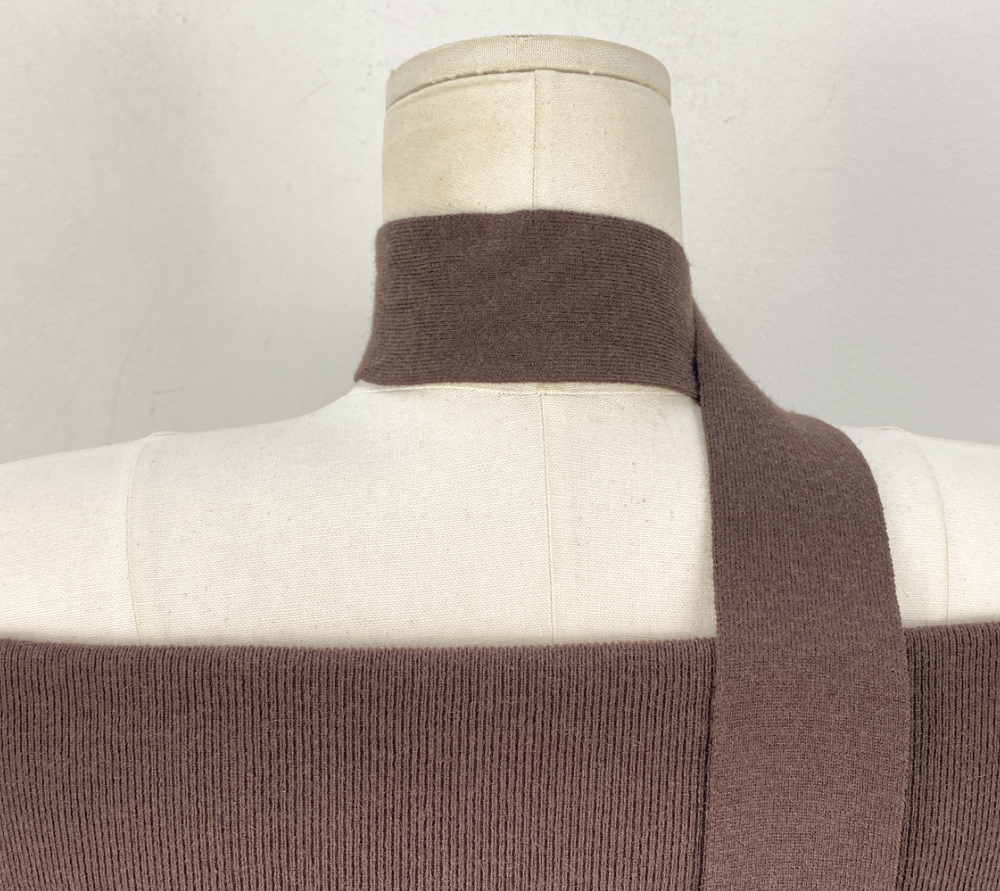 ストラップ付オフショルAラインニット | 詳細画像28