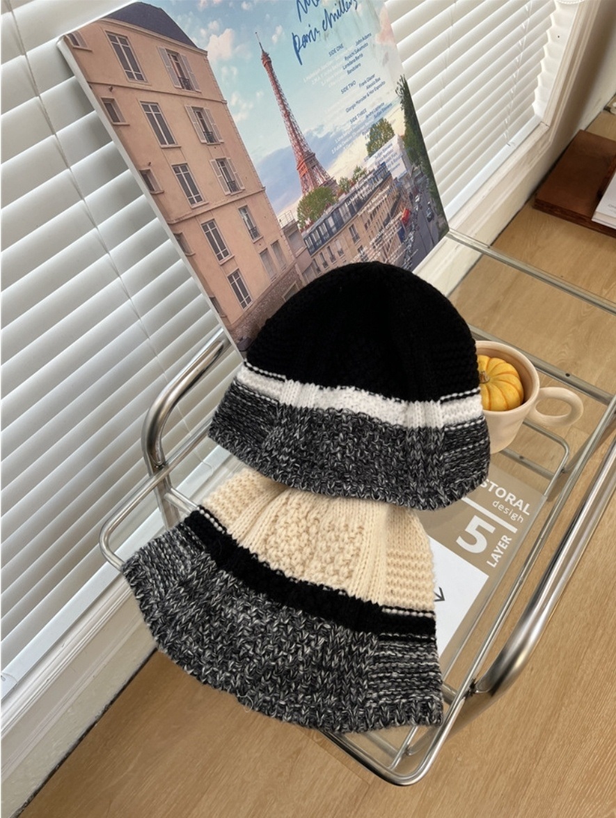 メランジ配色ニットバケットハット | 詳細画像8