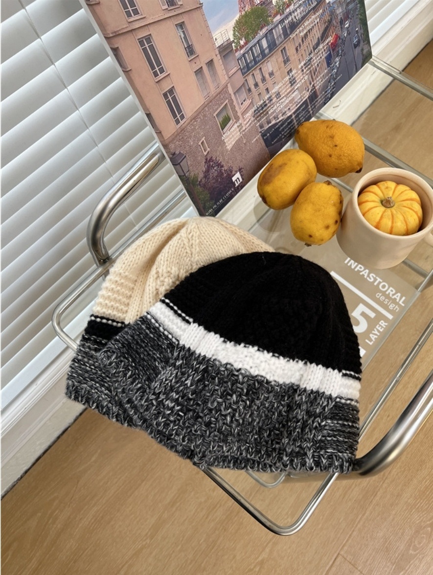 メランジ配色ニットバケットハット | 詳細画像9