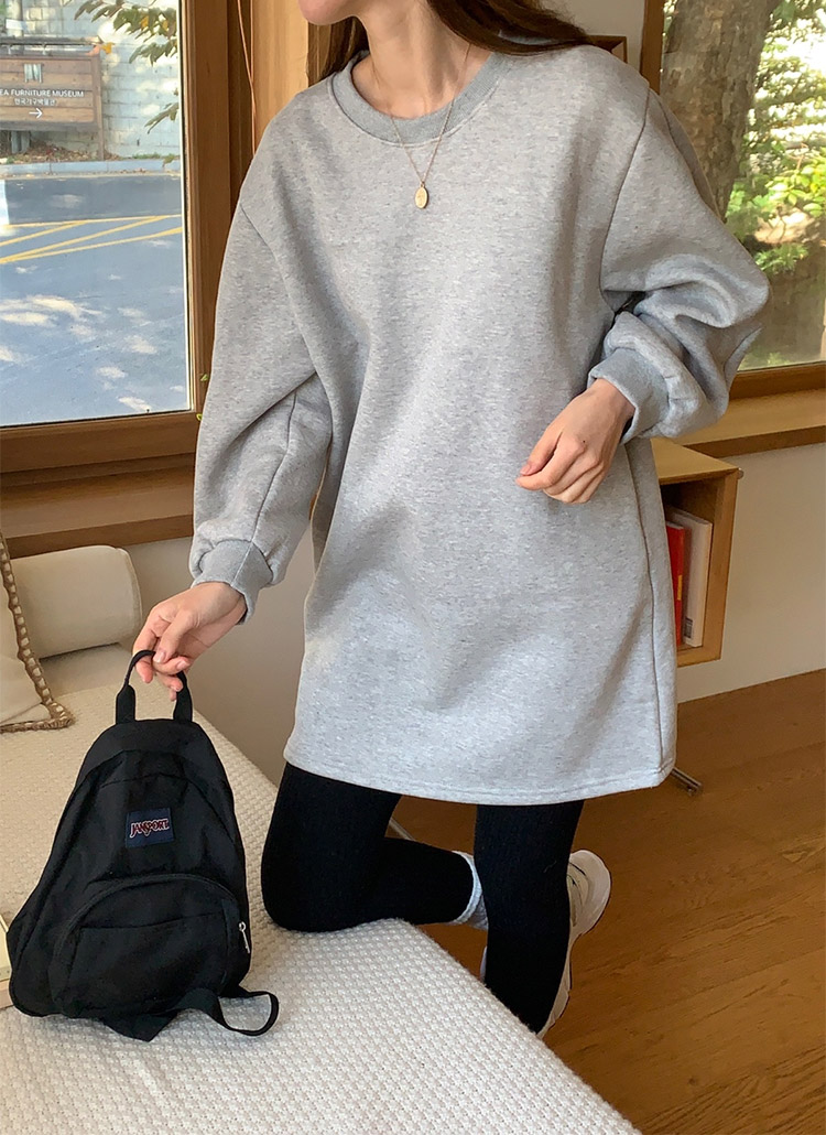 裏起毛スウェットミニワンピース | レディースファッション通販 - DHOLIC