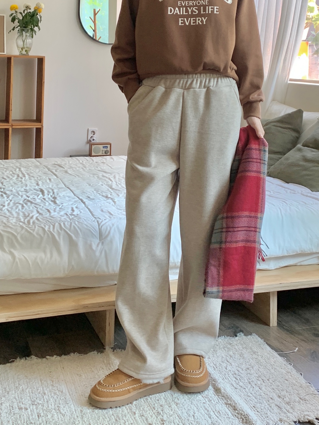 裏起毛ウエストゴムスウェットパンツ | 詳細画像10