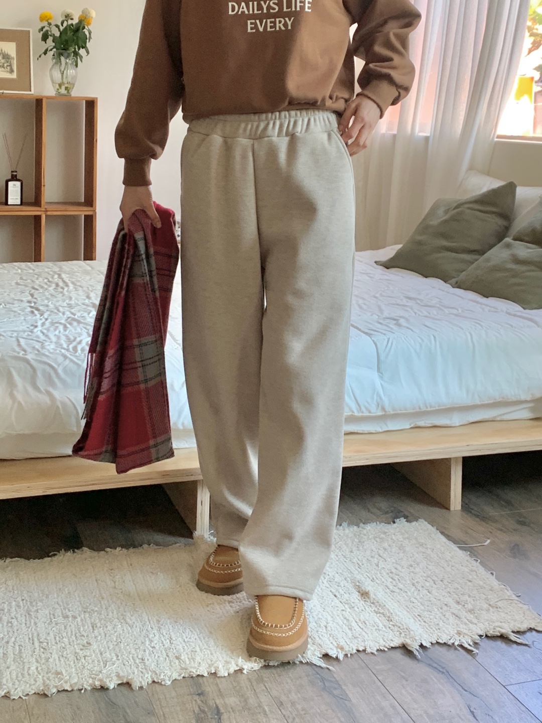 裏起毛ウエストゴムスウェットパンツ | 詳細画像11