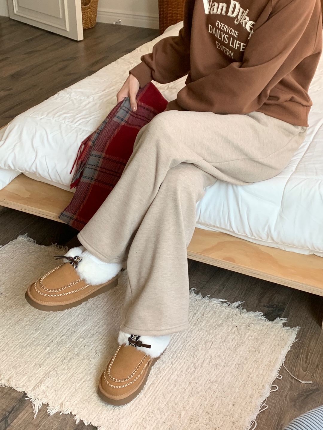 裏起毛ウエストゴムスウェットパンツ | 詳細画像12