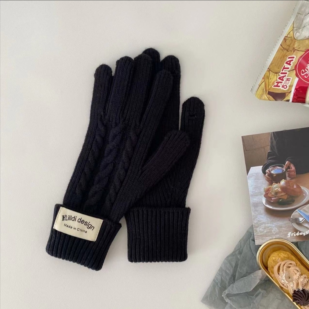 *スマホ対応*ラベルロールケーブルニット手袋 | 詳細画像5