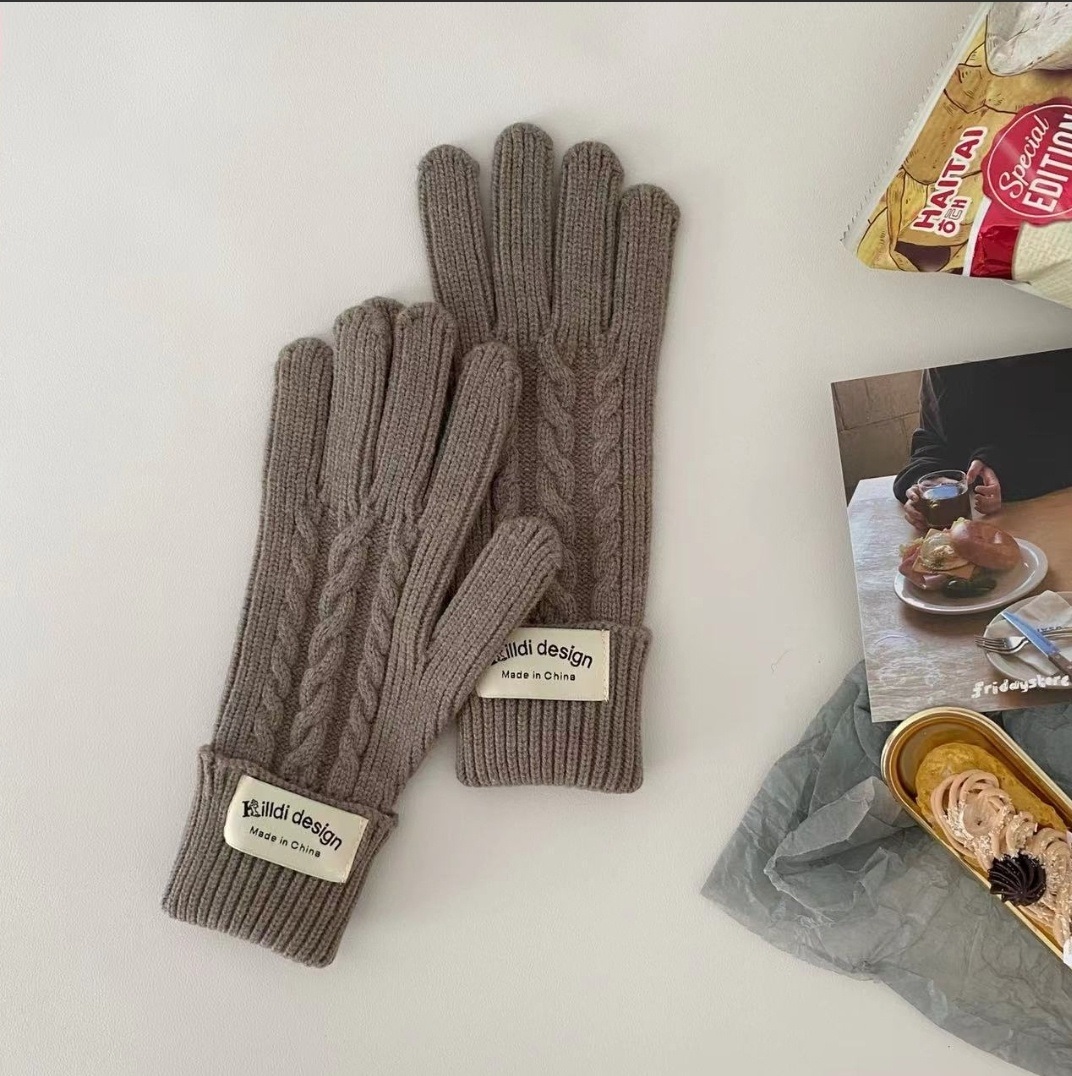 *スマホ対応*ラベルロールケーブルニット手袋 | 詳細画像7