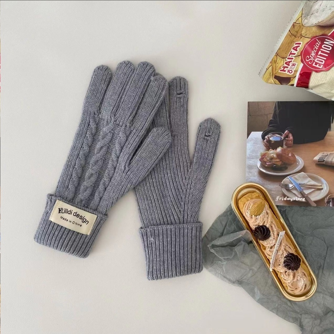 *スマホ対応*ラベルロールケーブルニット手袋 | 詳細画像8