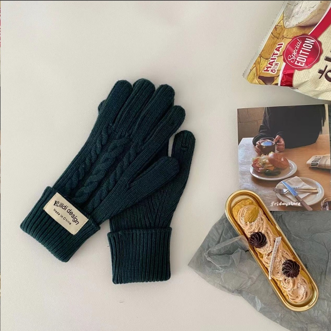 *スマホ対応*ラベルロールケーブルニット手袋 | 詳細画像9