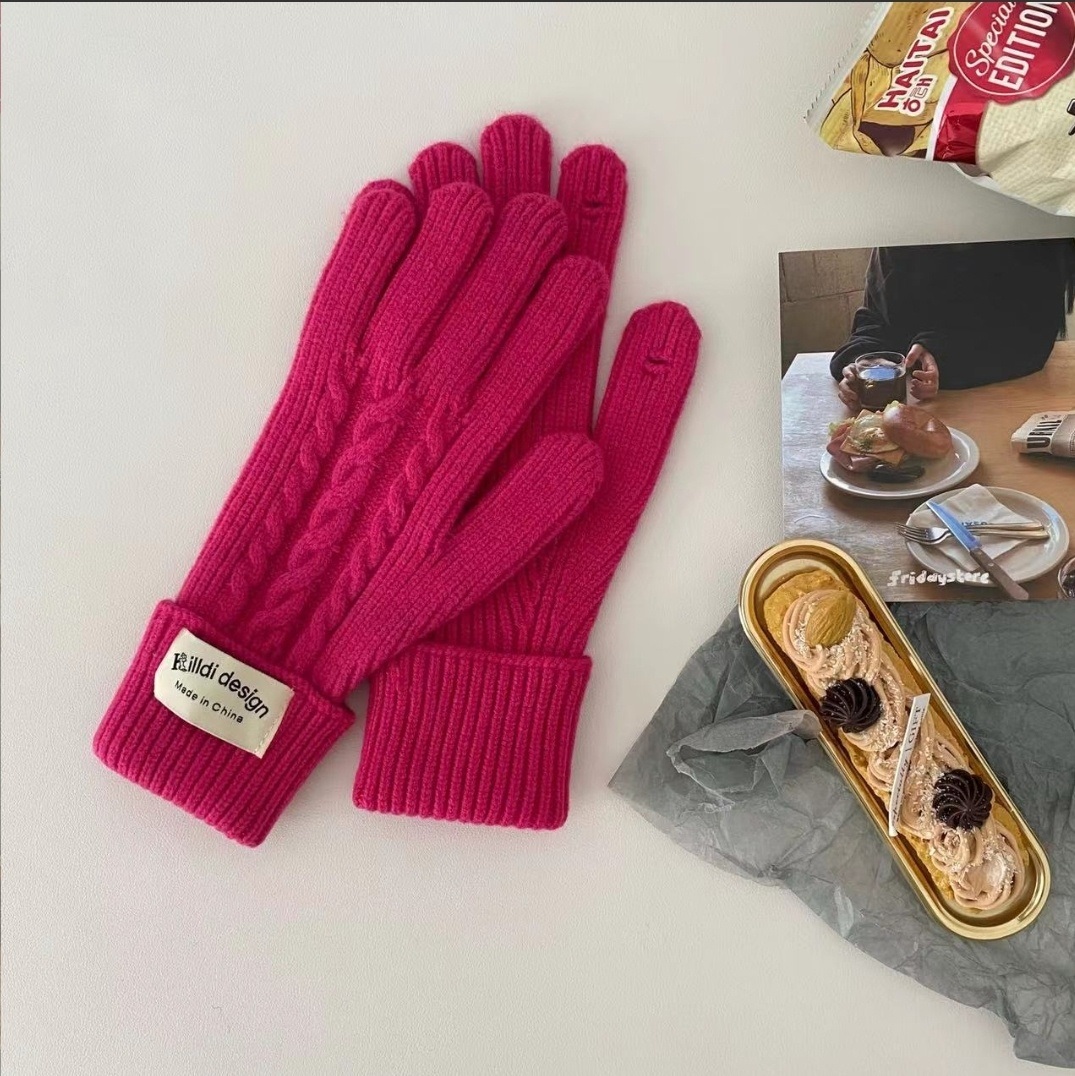 *スマホ対応*ラベルロールケーブルニット手袋 | 詳細画像12