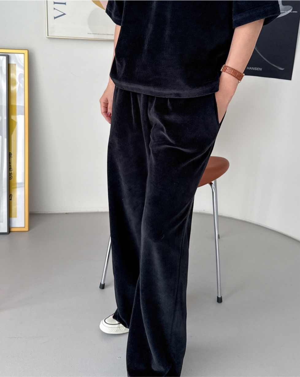 両起毛半袖Tシャツ&ウエストゴムパンツSET | 詳細画像7