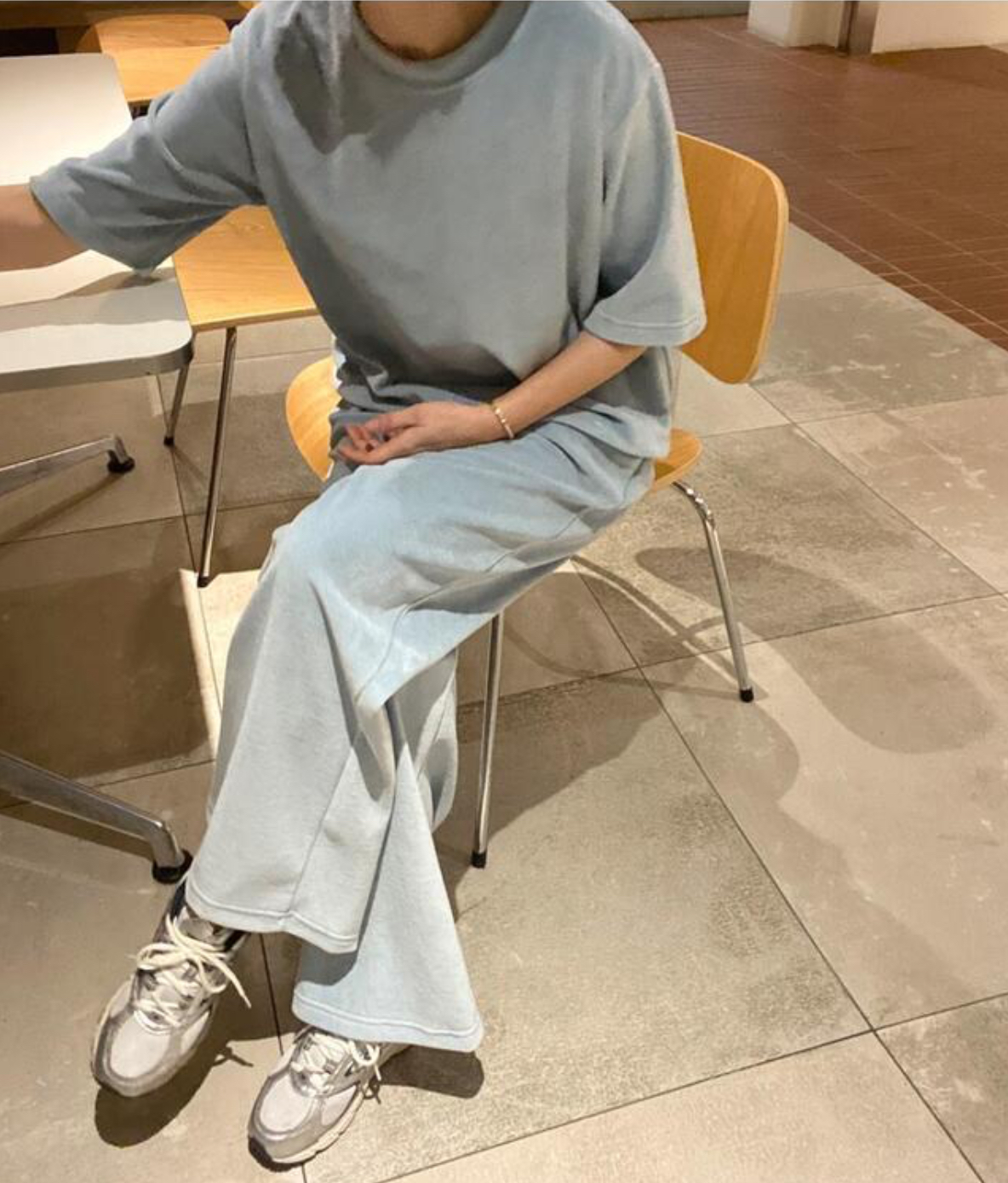 両起毛半袖Tシャツ&ウエストゴムパンツSET | 詳細画像12