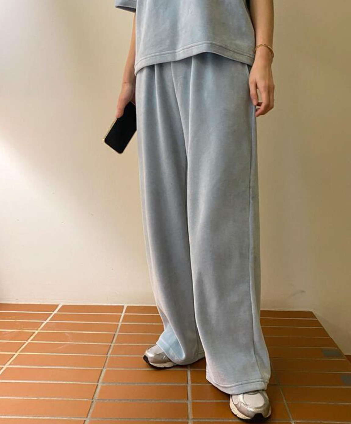 両起毛半袖Tシャツ&ウエストゴムパンツSET | 詳細画像15