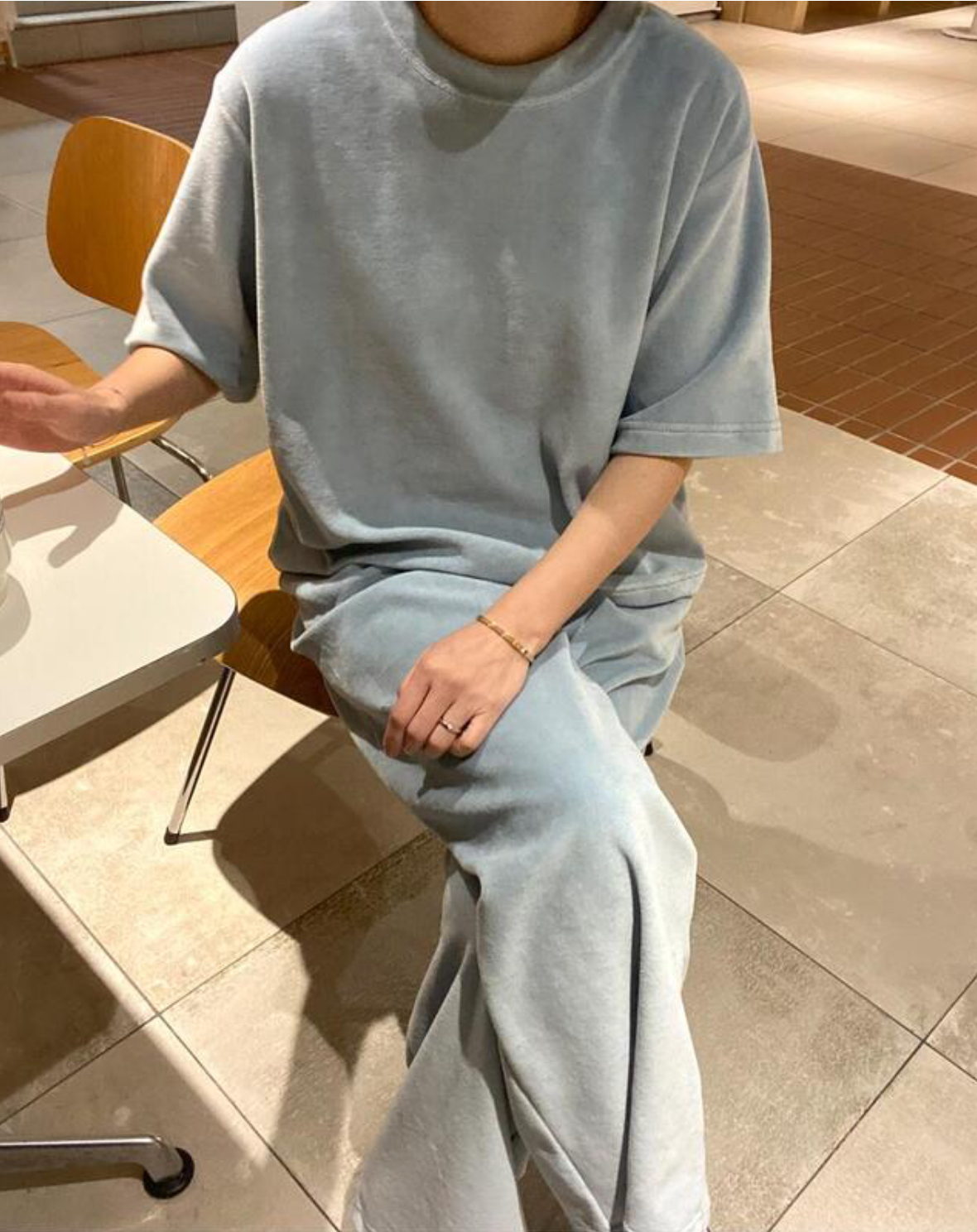 両起毛半袖Tシャツ&ウエストゴムパンツSET | 詳細画像13