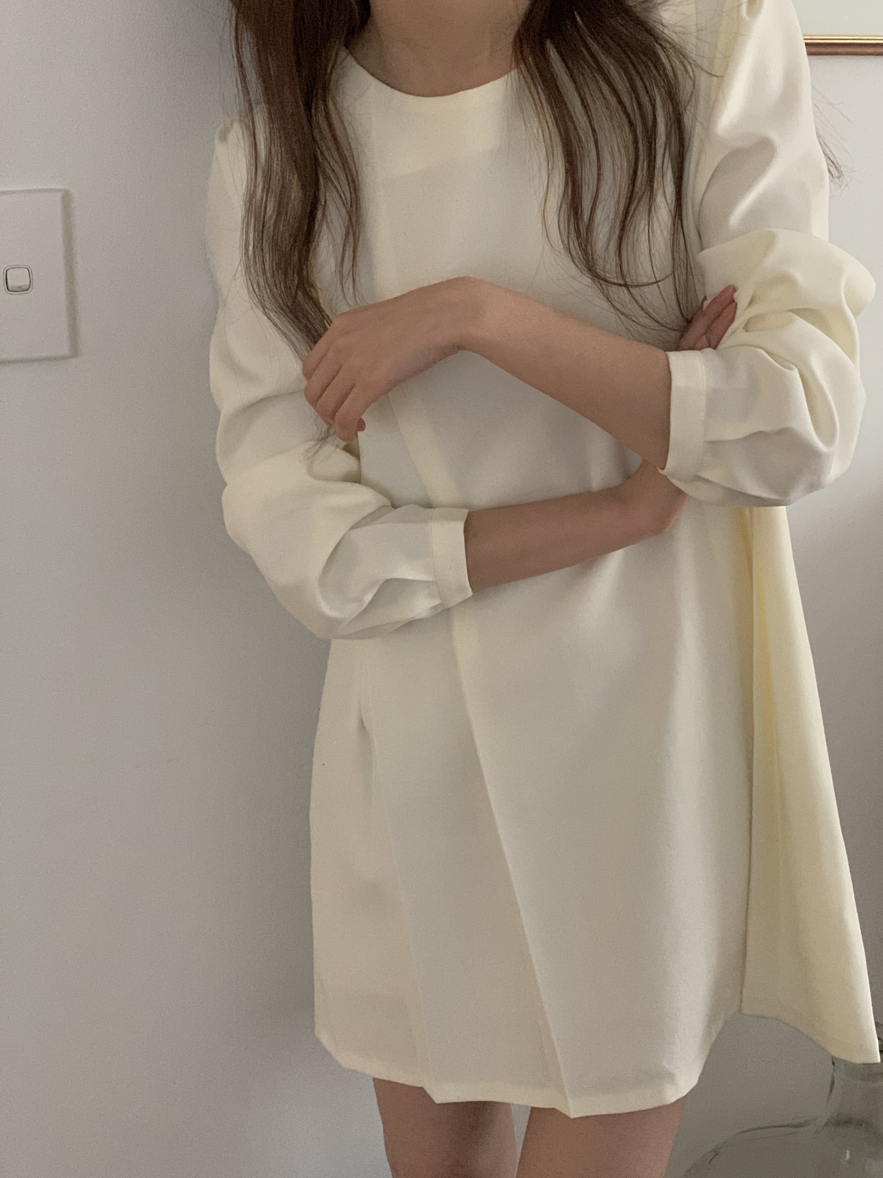 サイドタックパフスリーブミニワンピース | 詳細画像4