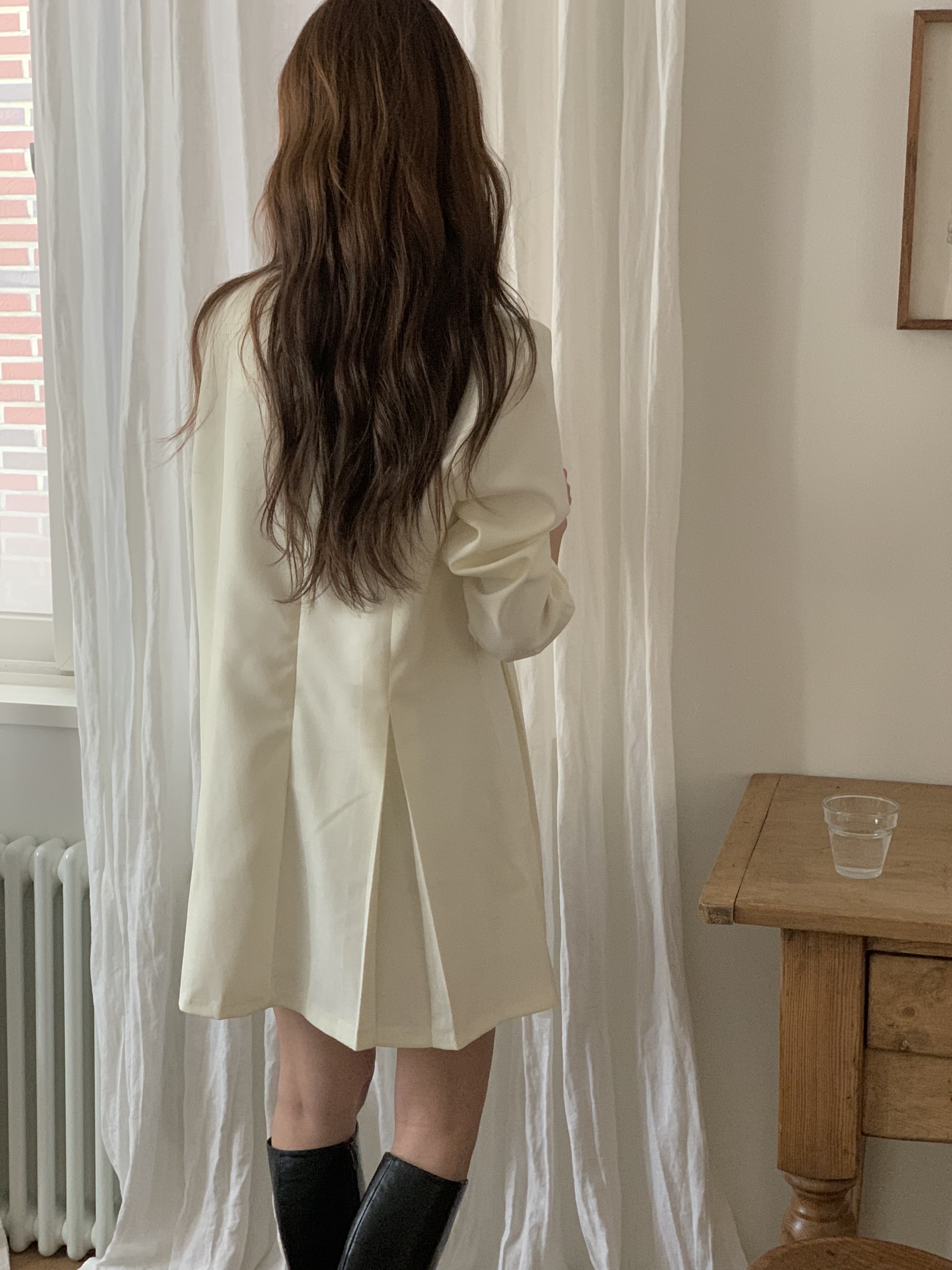 サイドタックパフスリーブミニワンピース | 詳細画像14