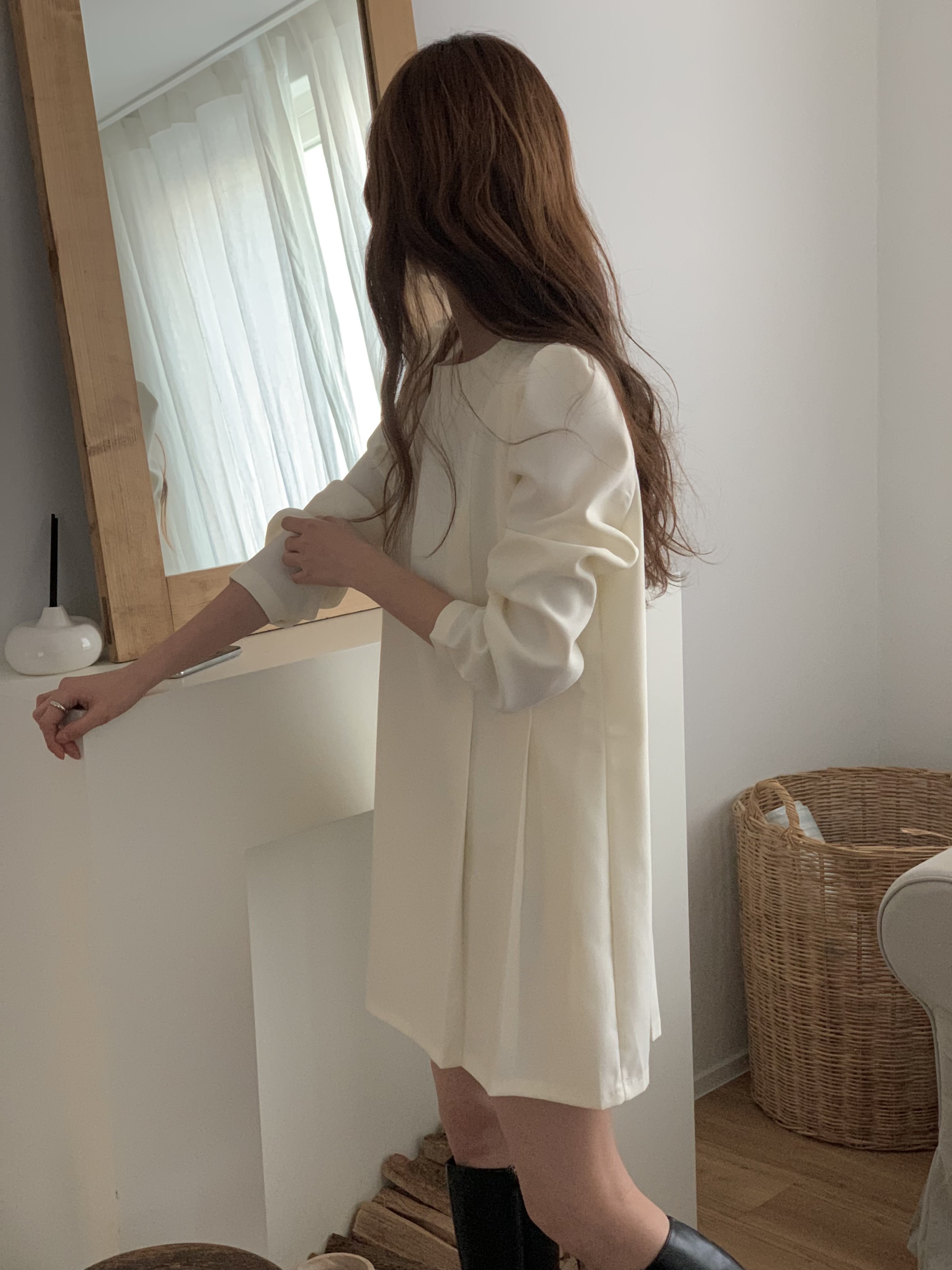 サイドタックパフスリーブミニワンピース | 詳細画像16