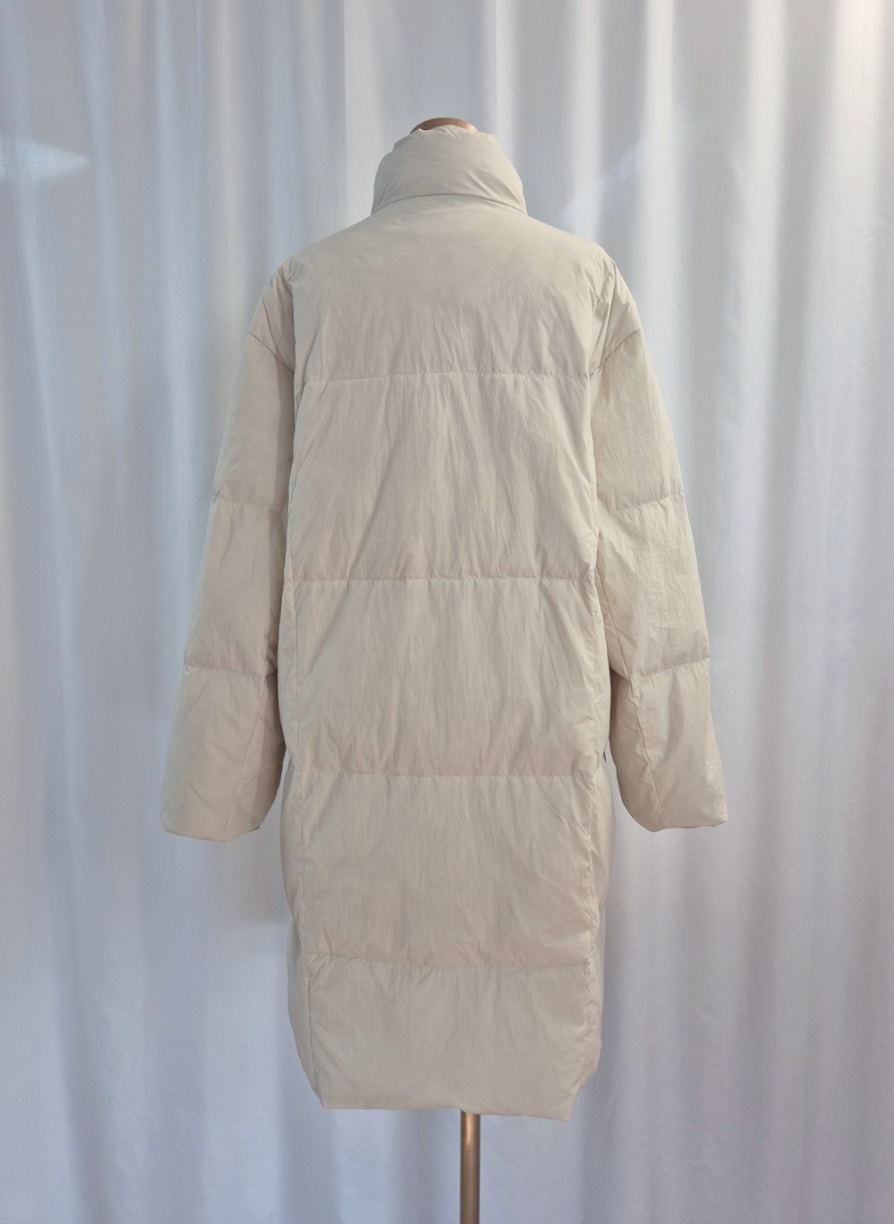 トグルボタンハイネックダウンロングコート | 詳細画像15