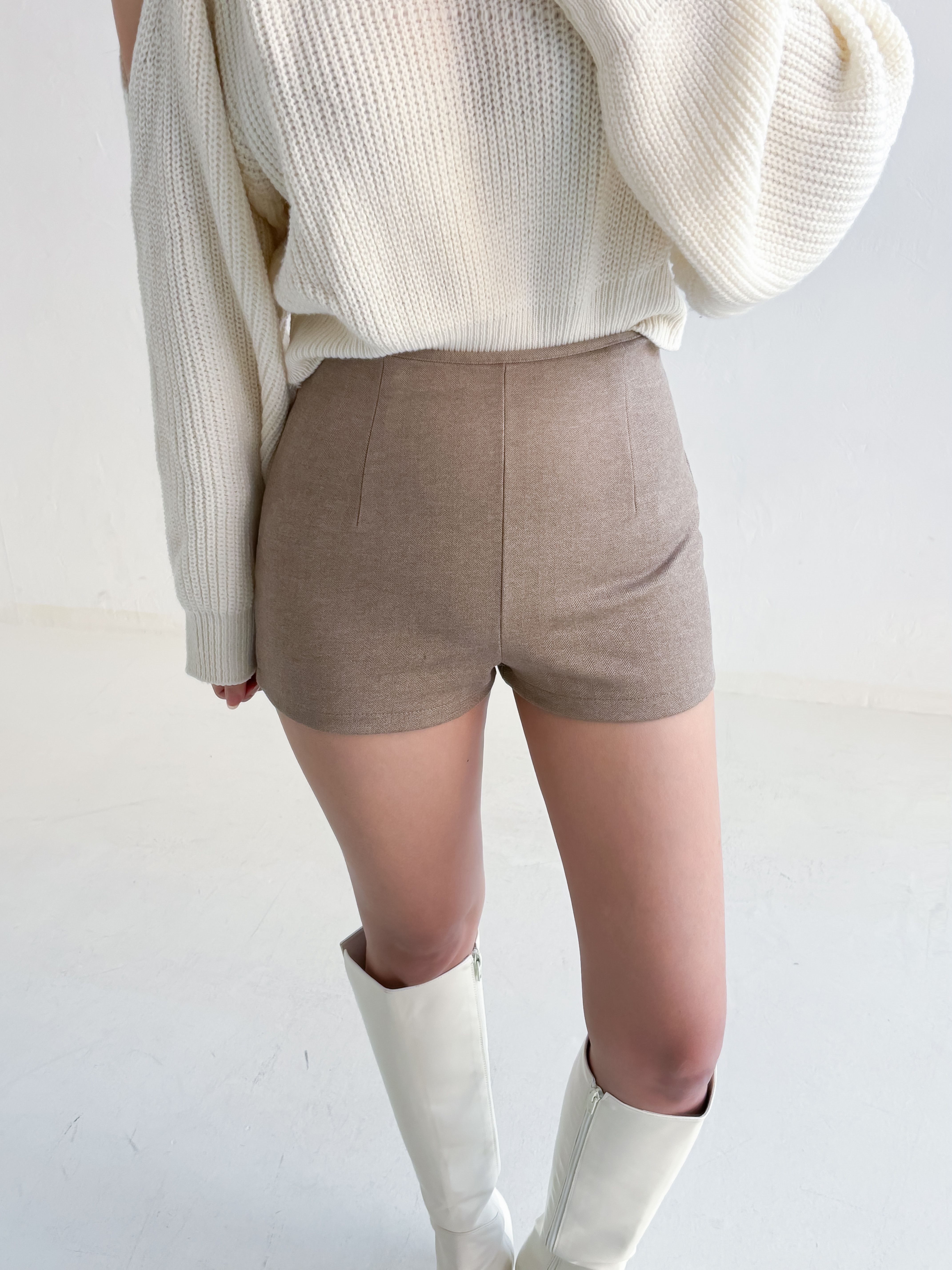 ヘリンボーンダーツショートパンツ | 詳細画像3