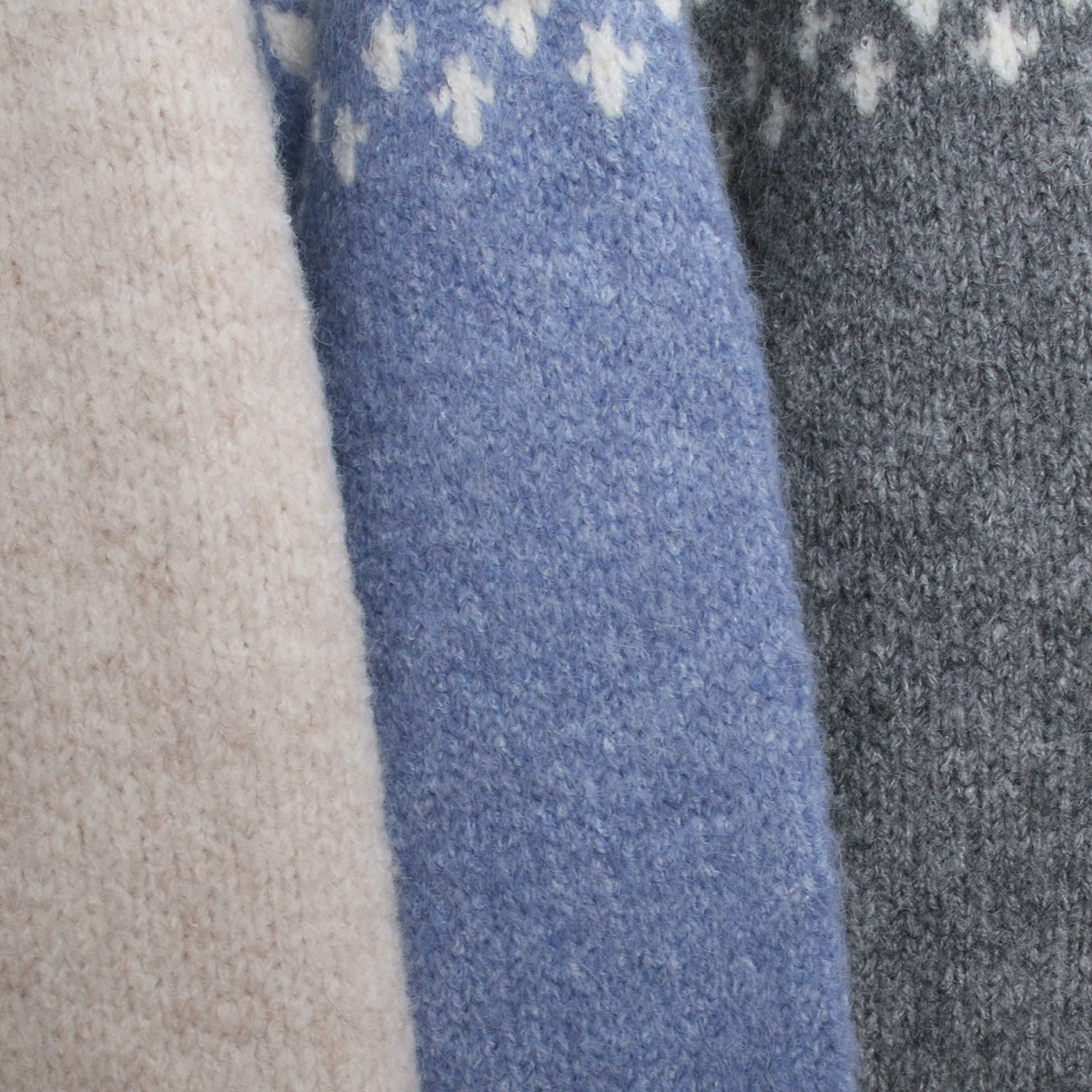 ウール混スノーノルディックダブルジップカーディガン | 詳細画像13