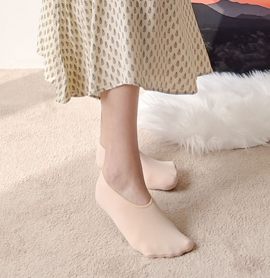 エコファー裏地ノンスリップフェイクソックス | 詳細画像2