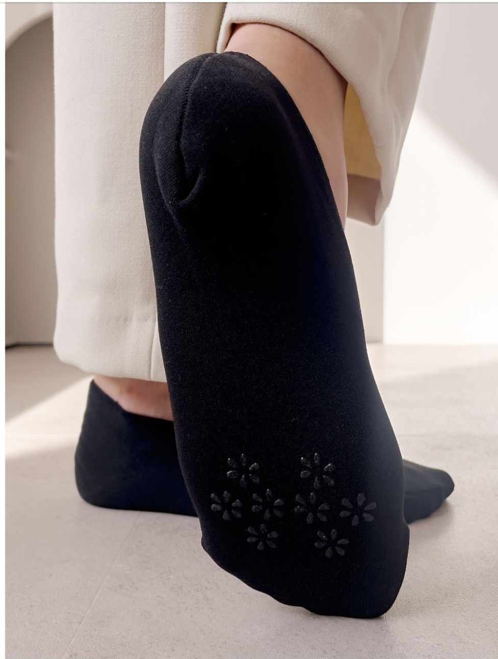 エコファー裏地ノンスリップフェイクソックス | 詳細画像5