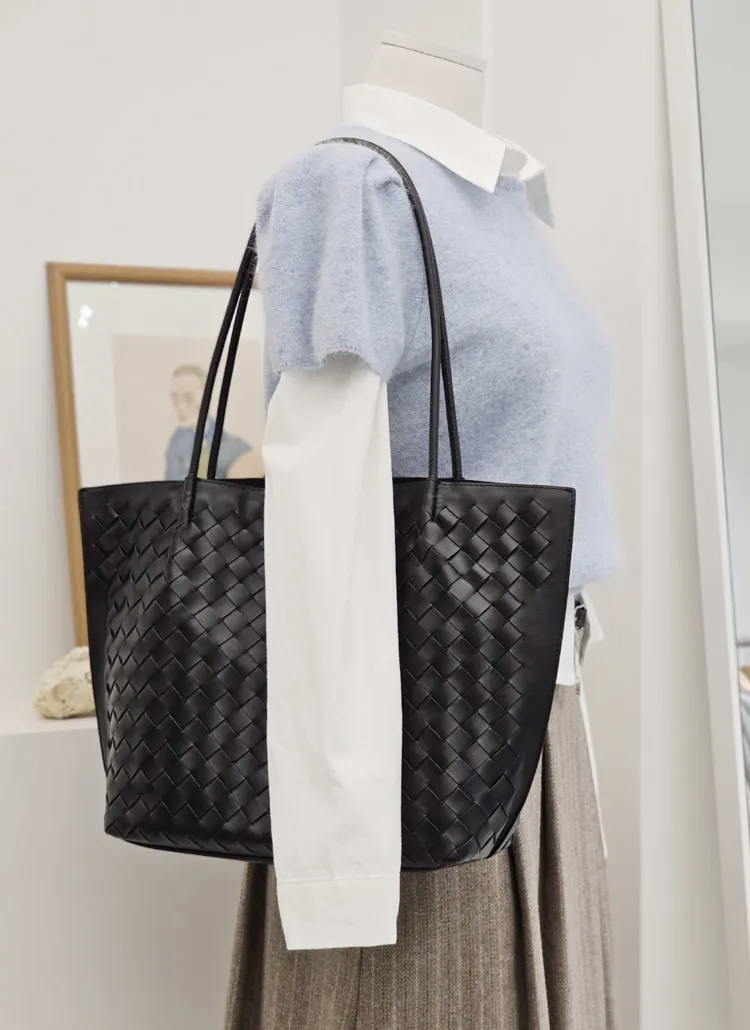 ポーチ付エコレザーイントレチャートバッグ | whosbag | 詳細画像1