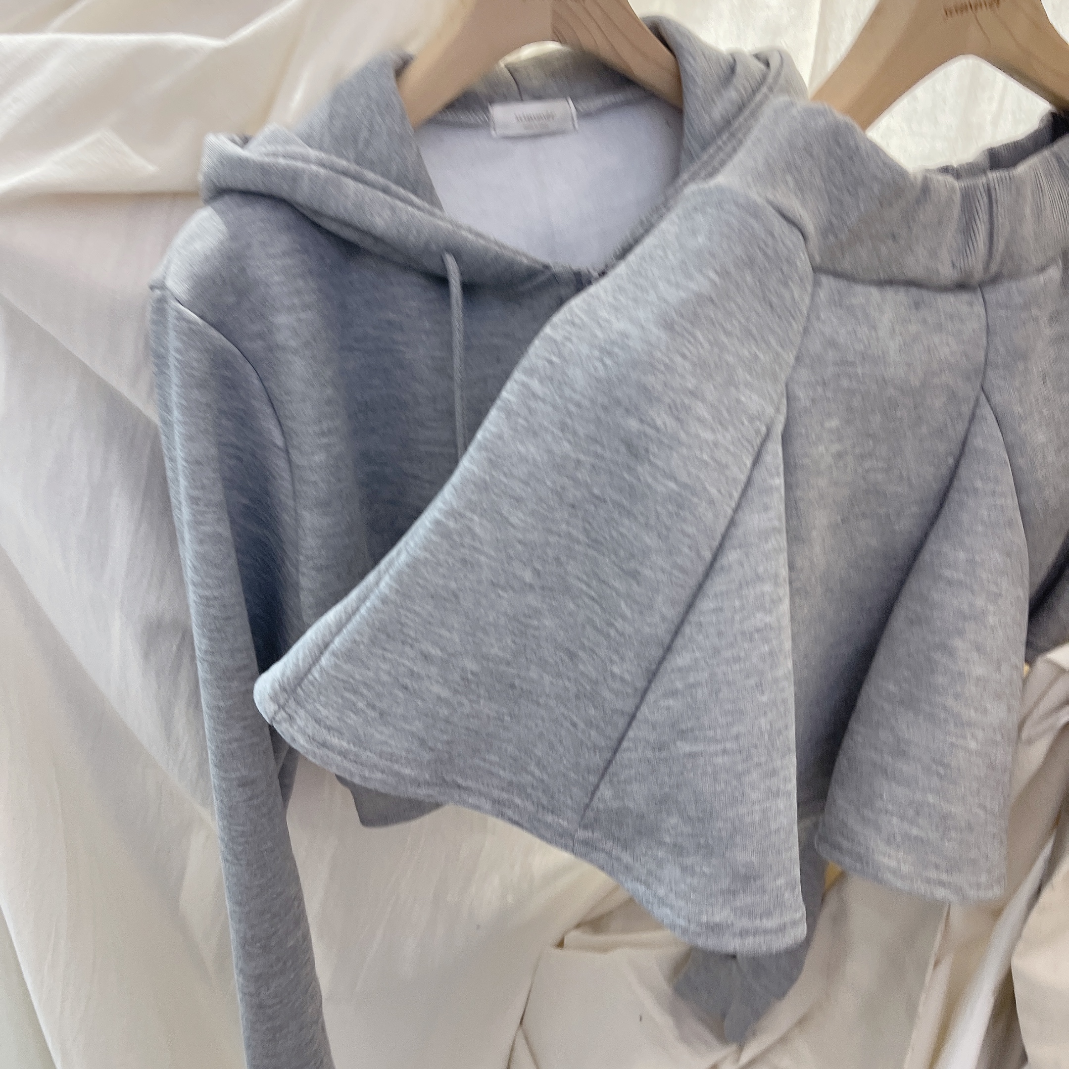 ジップクロップドパーカー&フレアミニスカートSET | 詳細画像4