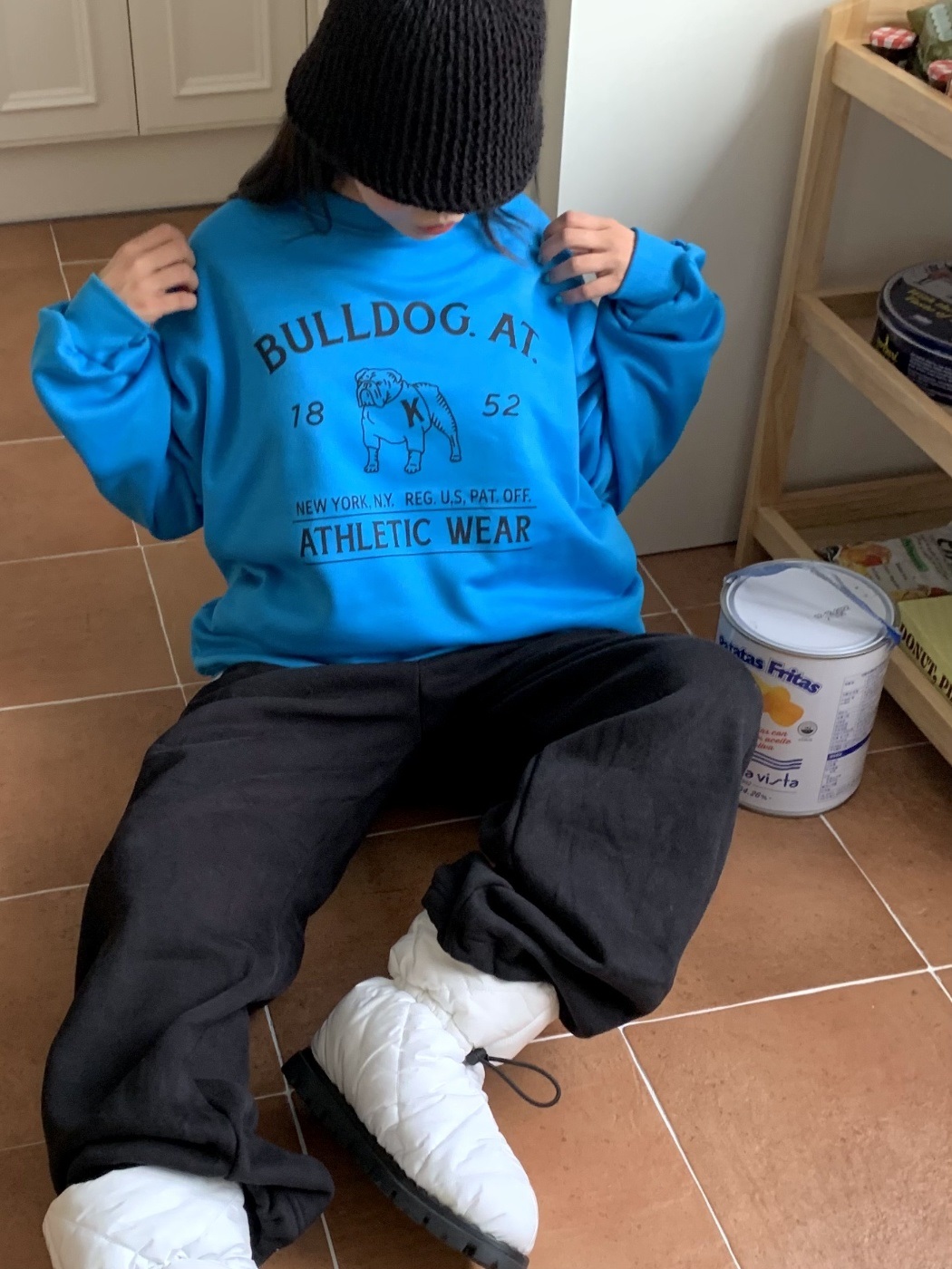 裏起毛BULLDOGプリントスウェット | 詳細画像2