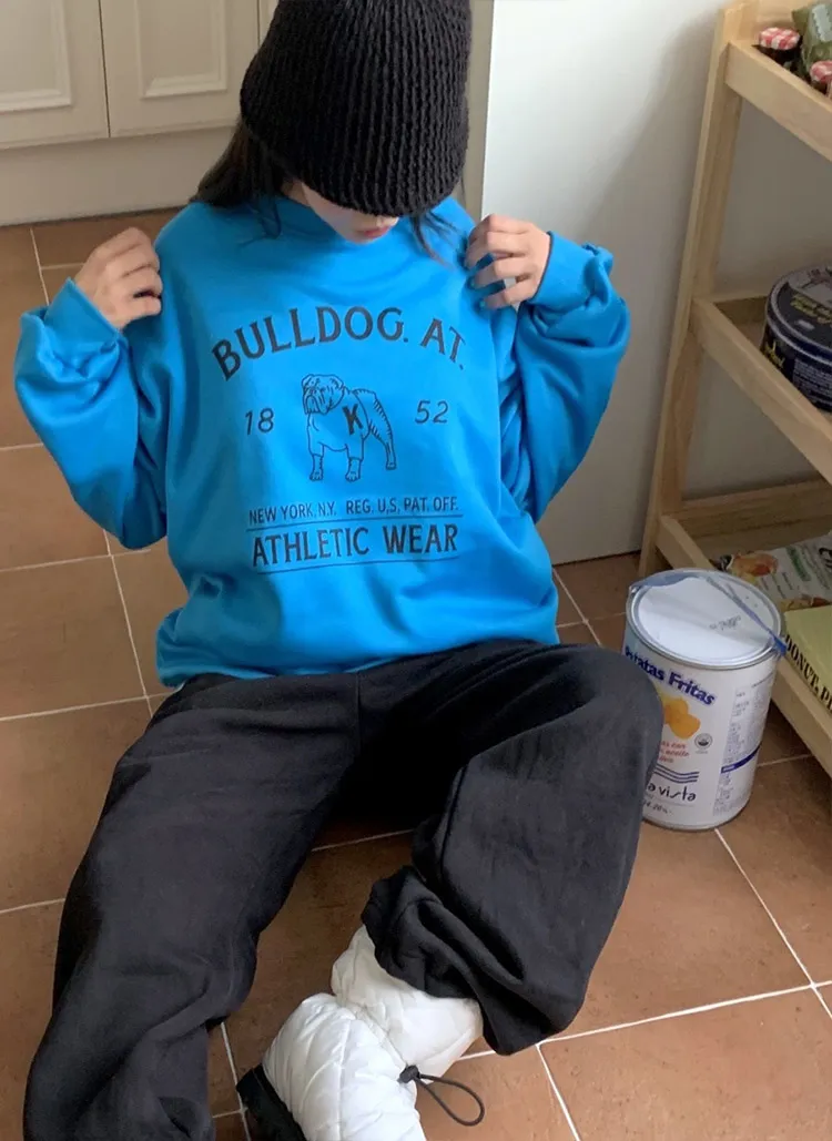 裏起毛BULLDOGプリントスウェット | 詳細画像1