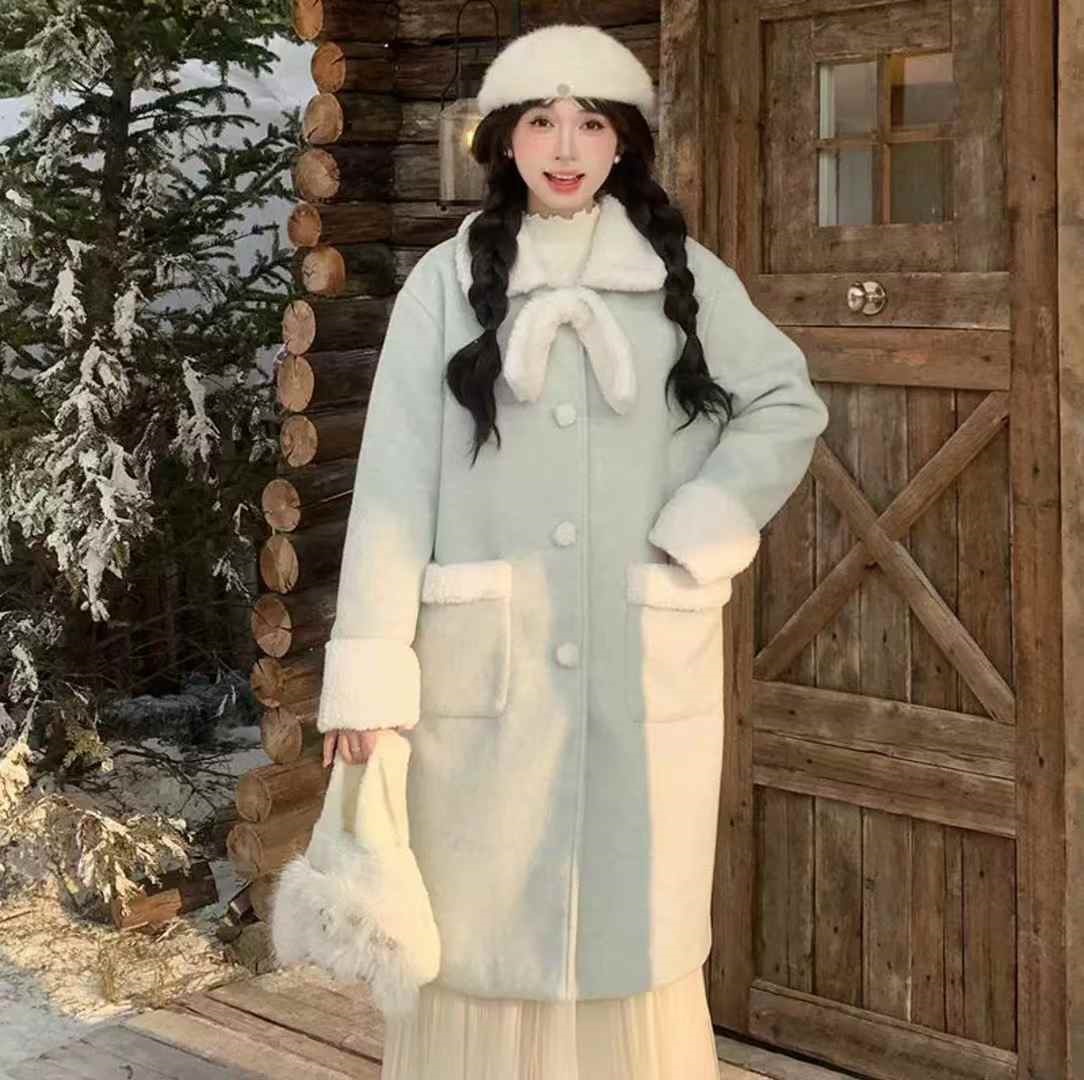 H beauty & youth オリーブ コットンボンディングロングコート H beauty & youth オリーブ コットンボンディングロングコート