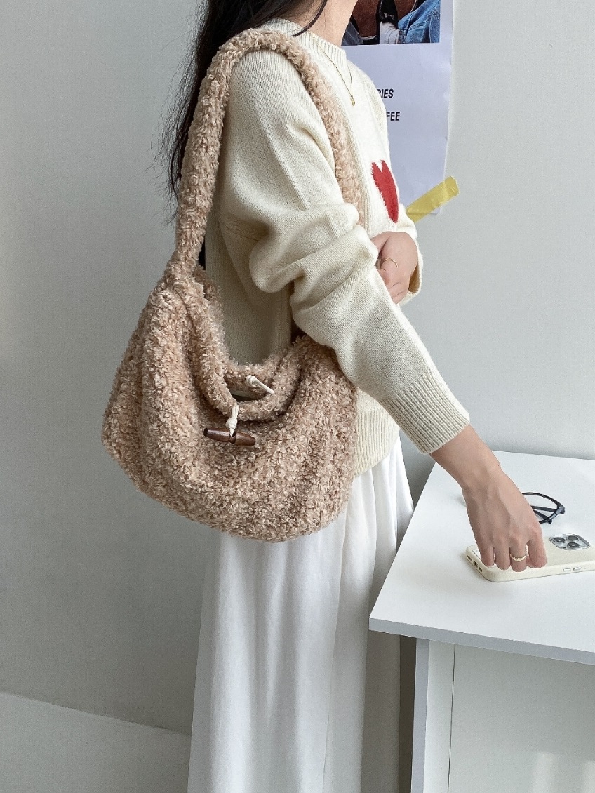 トグルボタンブークレショルダーバッグ | 詳細画像3