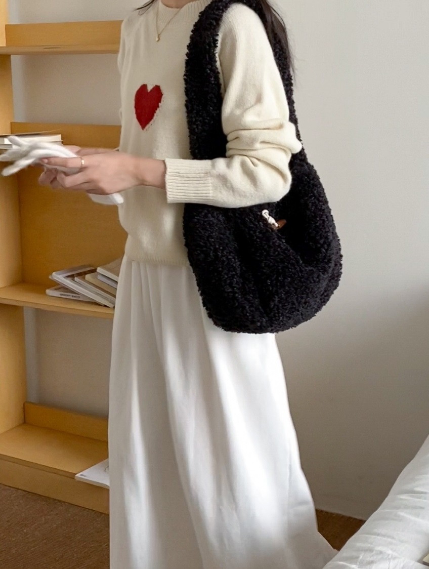 トグルボタンブークレショルダーバッグ | 詳細画像10