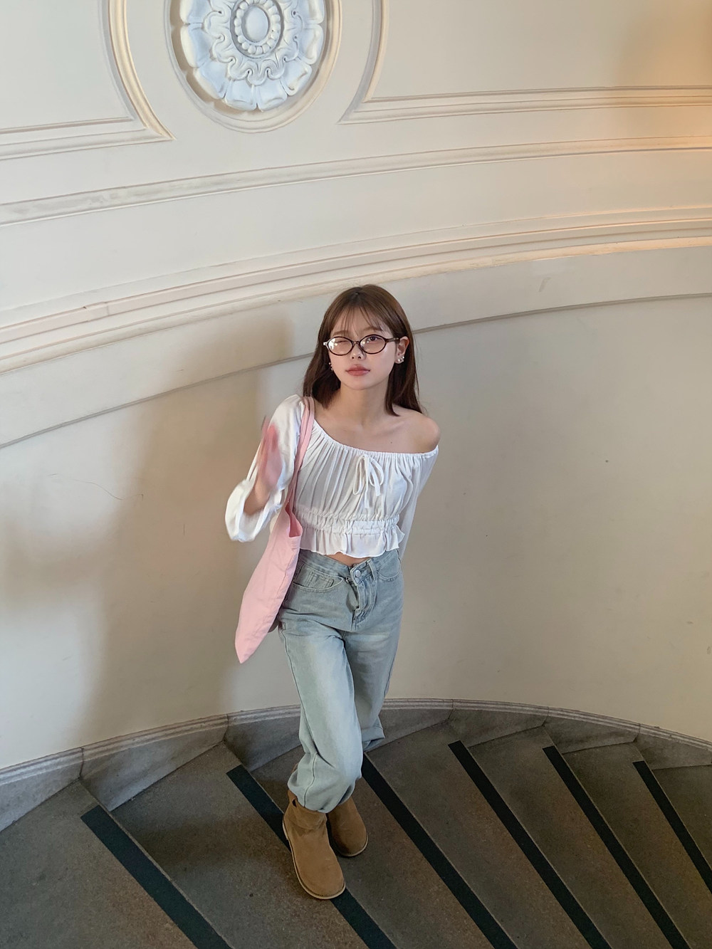 ヒップリボンワイドデニムパンツ | 詳細画像13