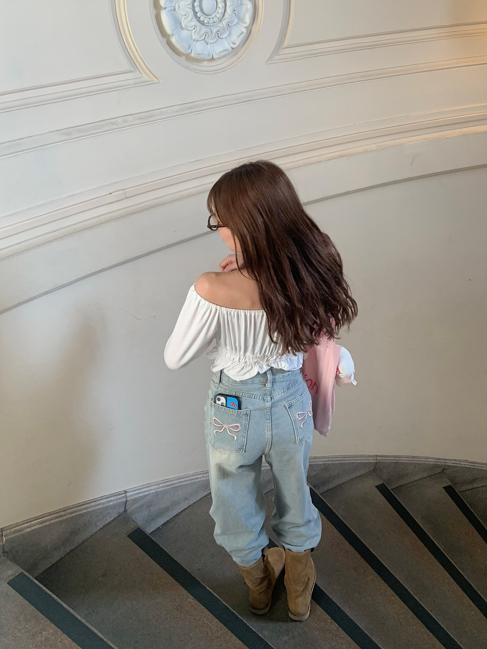 ヒップリボンワイドデニムパンツ | 詳細画像16