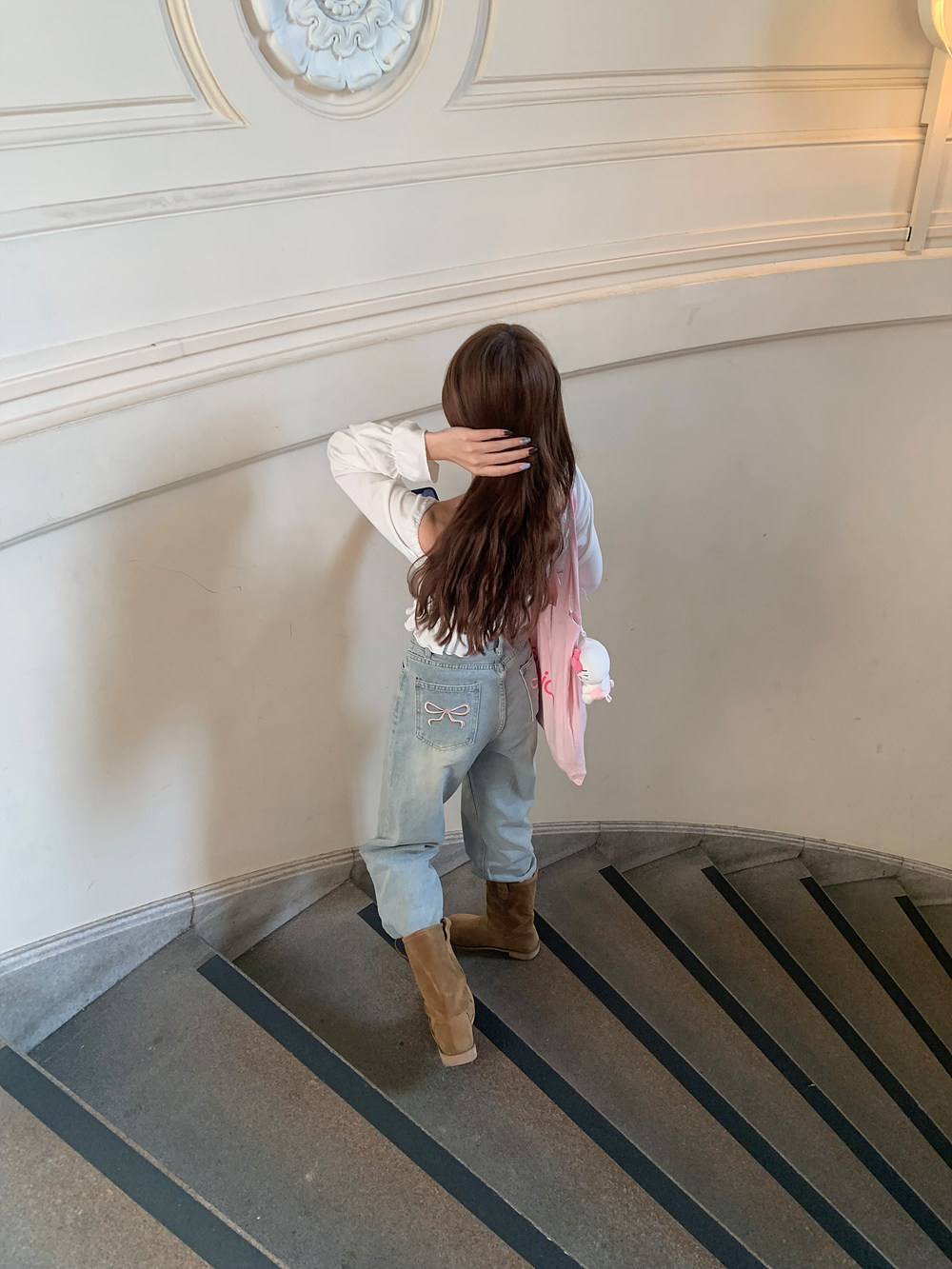 ヒップリボンワイドデニムパンツ | 詳細画像18