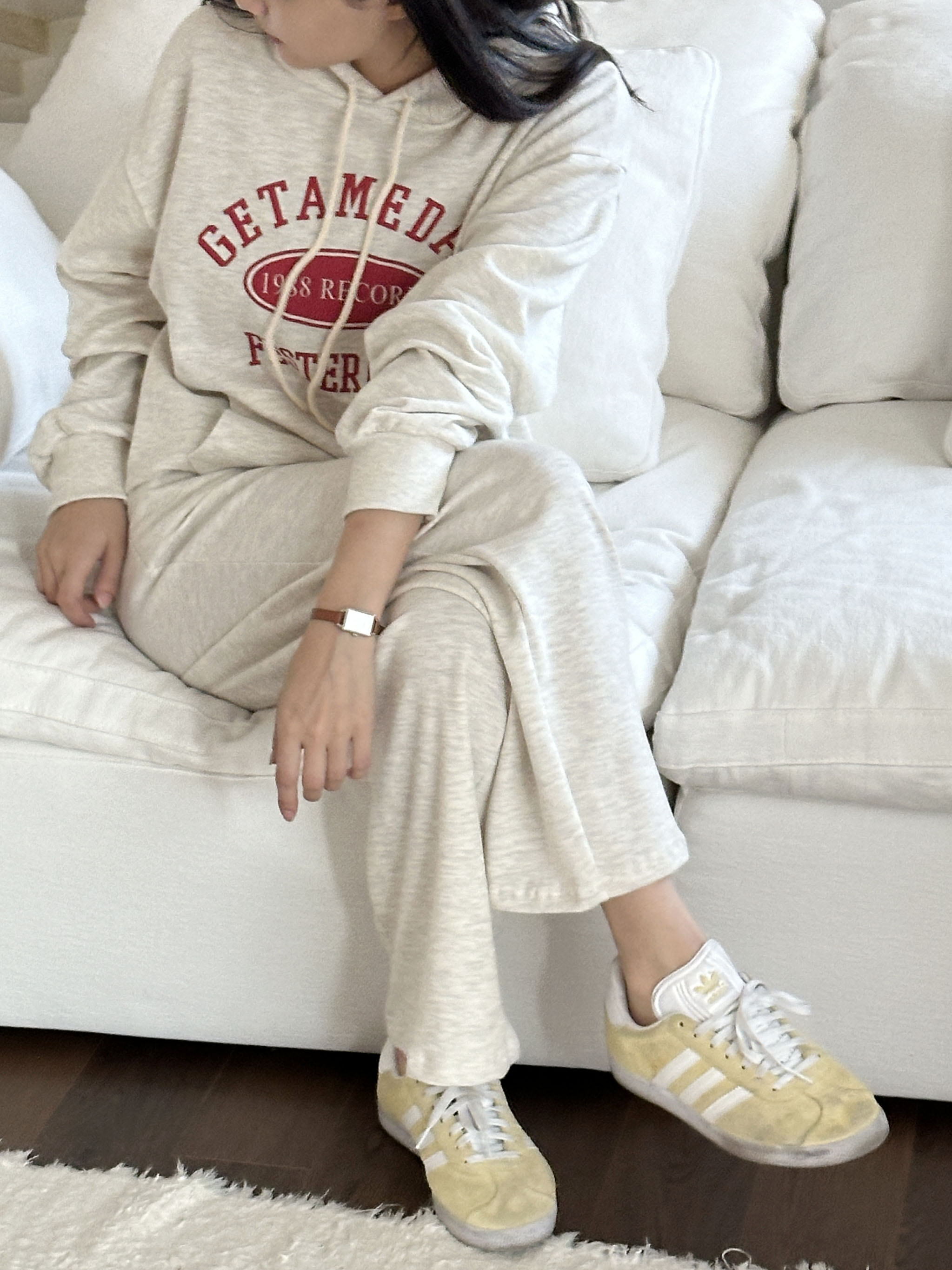 裏起毛GETAMEDALマフポケットパーカー&ワイドパンツSET | 詳細画像5