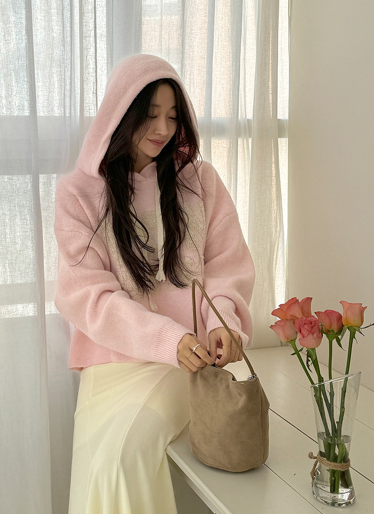 VANBISEクロップドフードニット | レディースファッション通販 - DHOLIC