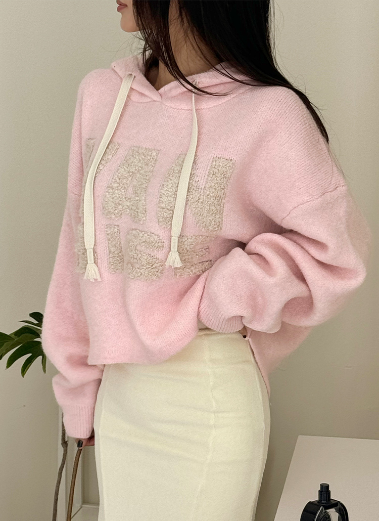 VANBISEクロップドフードニット | レディースファッション通販 - DHOLIC