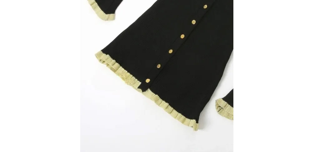 カラーフリルリブニットミニワンピース | 詳細画像20