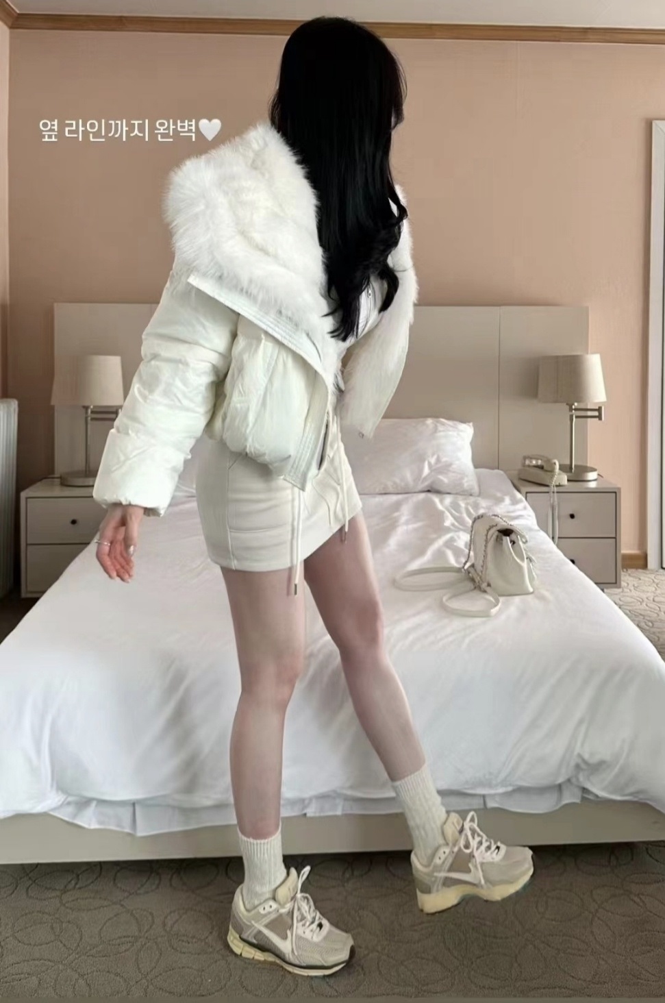 エコファービッグカラーダウンジャンパー | レディースファッション