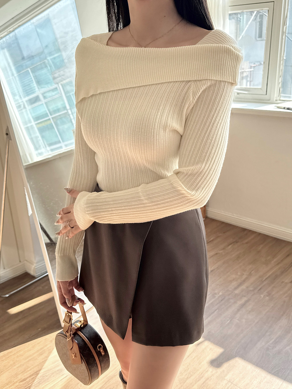 ハイウエストキュロットショートパンツ | 詳細画像10