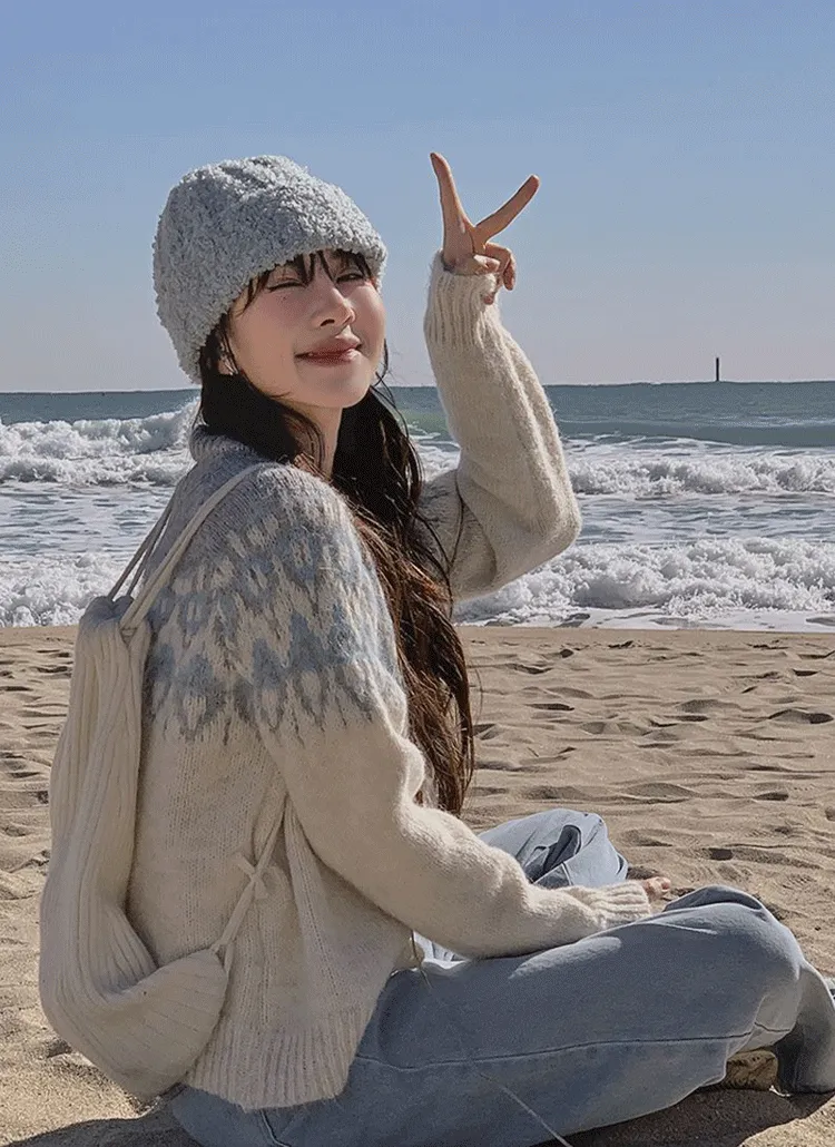 ブークレボアニットビーニー | hotping | 詳細画像1