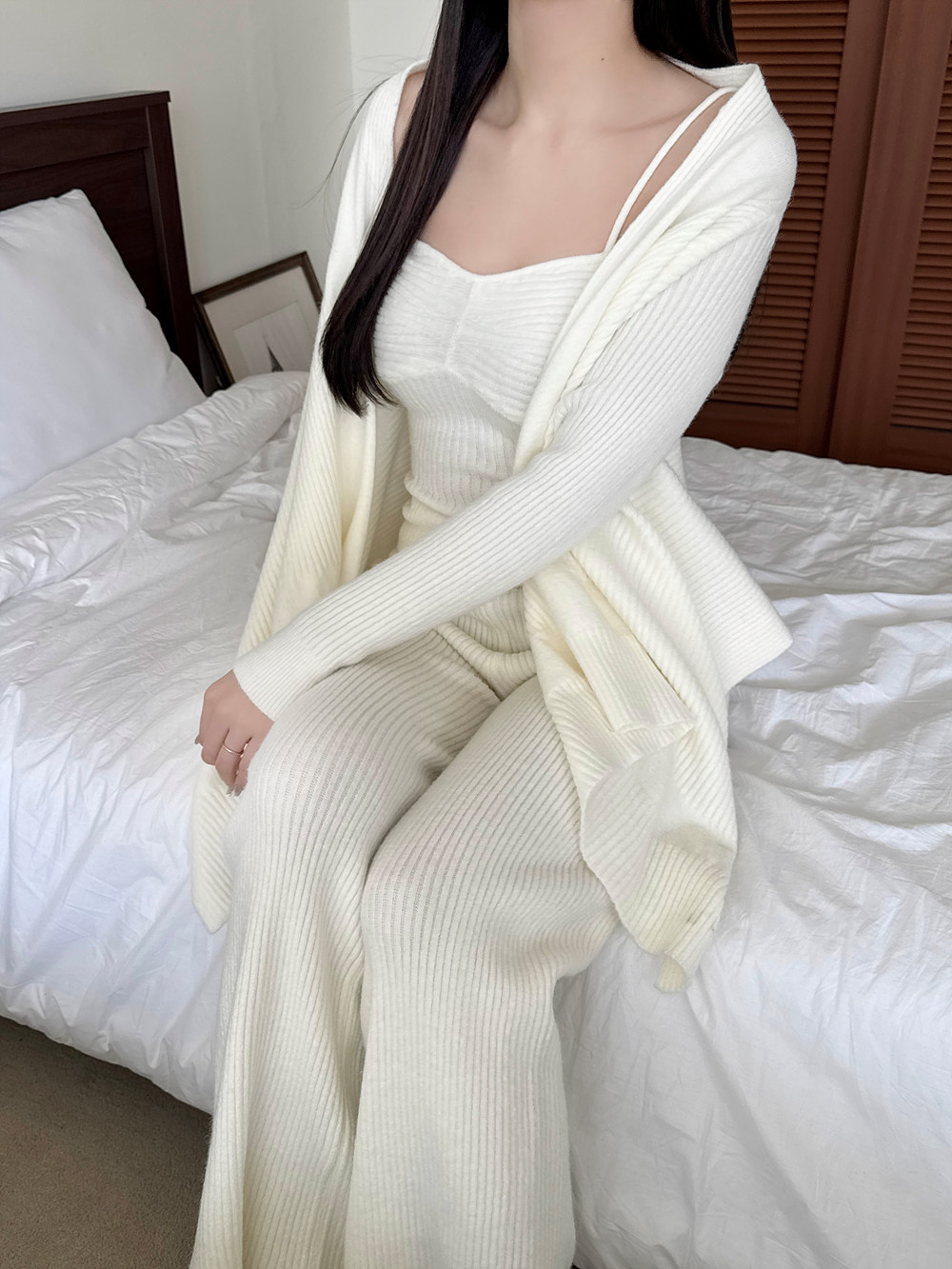 ニットキャミ&ショールカーディガン&パンツ3SET | 詳細画像3