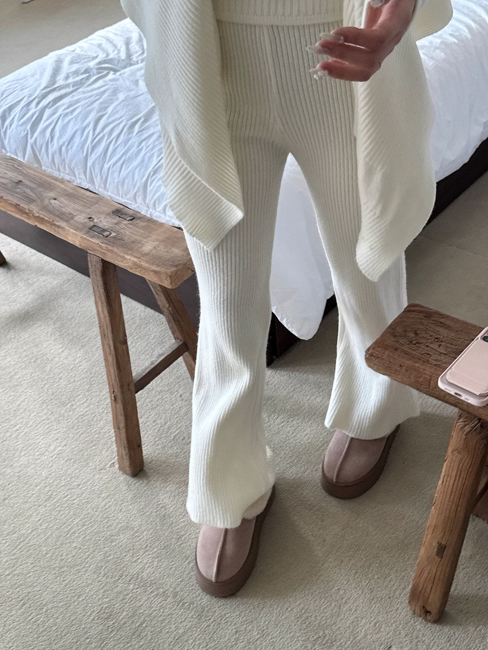 ニットキャミ&ショールカーディガン&パンツ3SET | 詳細画像8