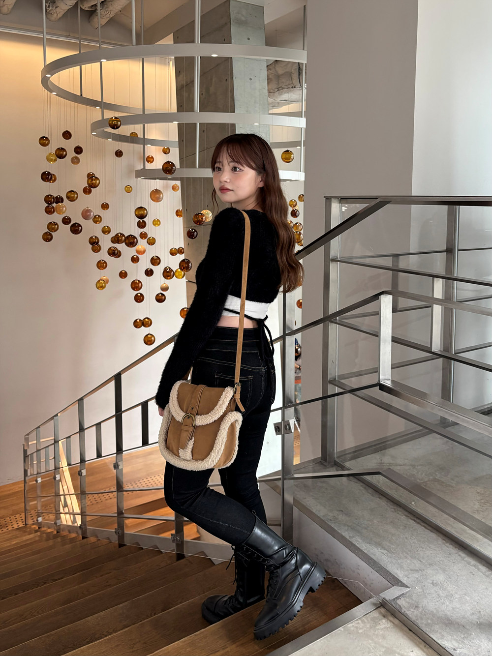 ハイウエストクロススキニーデニムパンツ | 詳細画像15