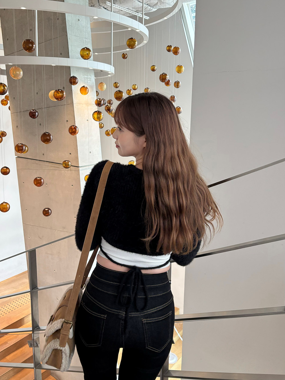 ハイウエストクロススキニーデニムパンツ | 詳細画像16