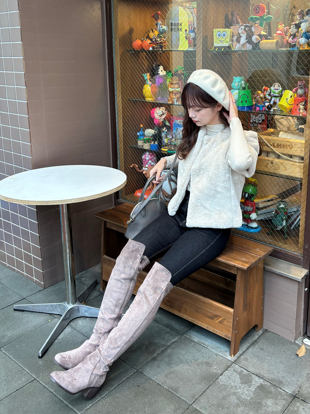 ハイウエストクロススキニーデニムパンツ | 詳細画像20