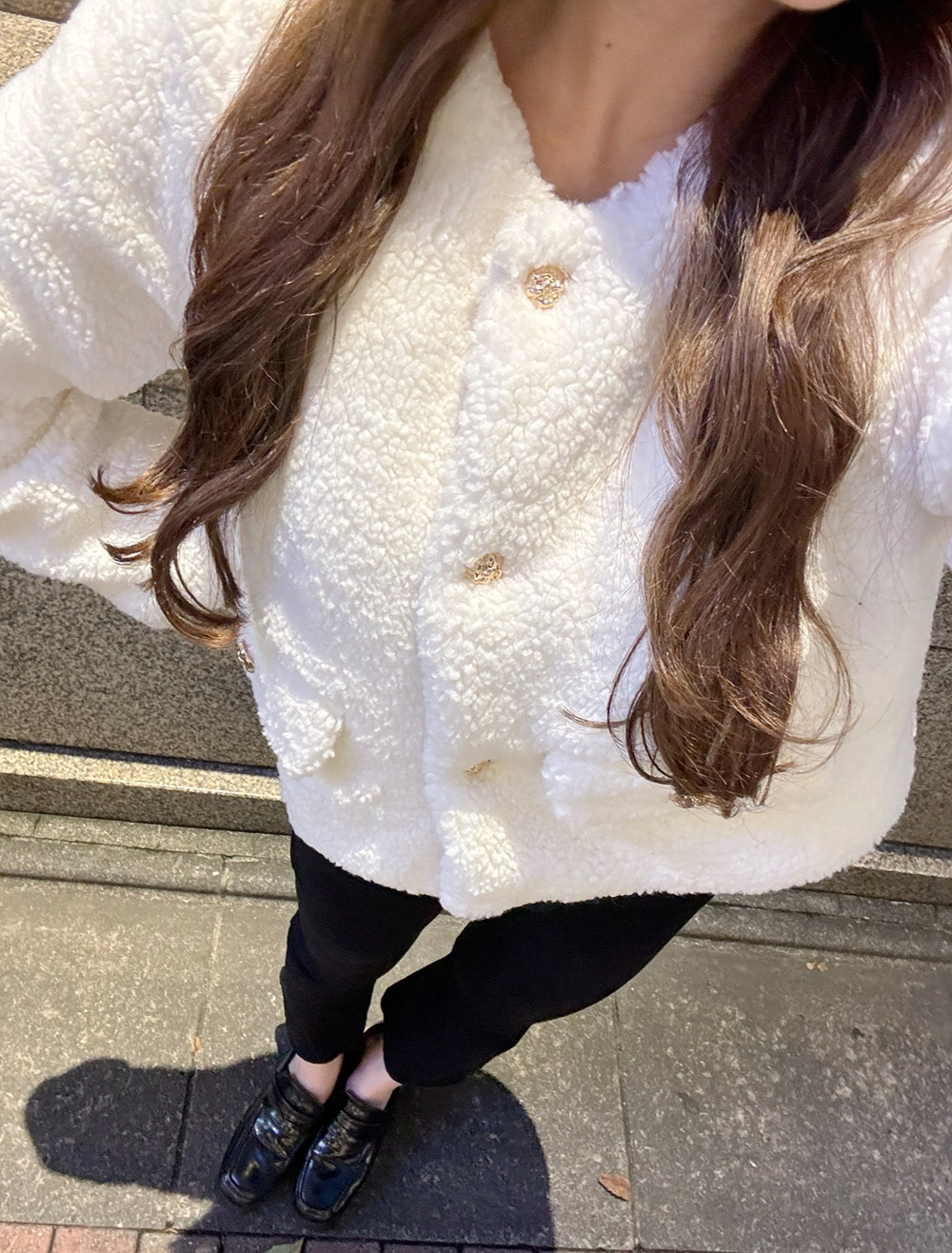 セミフレアハイウエストデニムパンツ | 詳細画像6